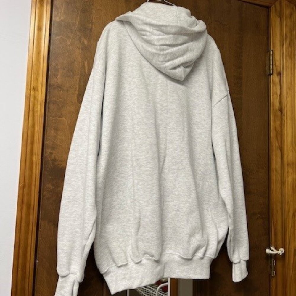 NWOT 71064 Lee Heavyweight Full-Zip Hoodie Ash Gray size XL - Picture 2 of 2